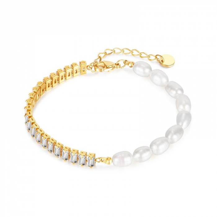 Brățară Tennis Half Pearl [2]