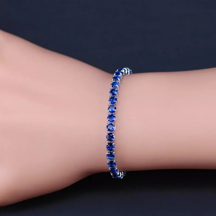 Brățară Tennis Klara blue crystal [2]