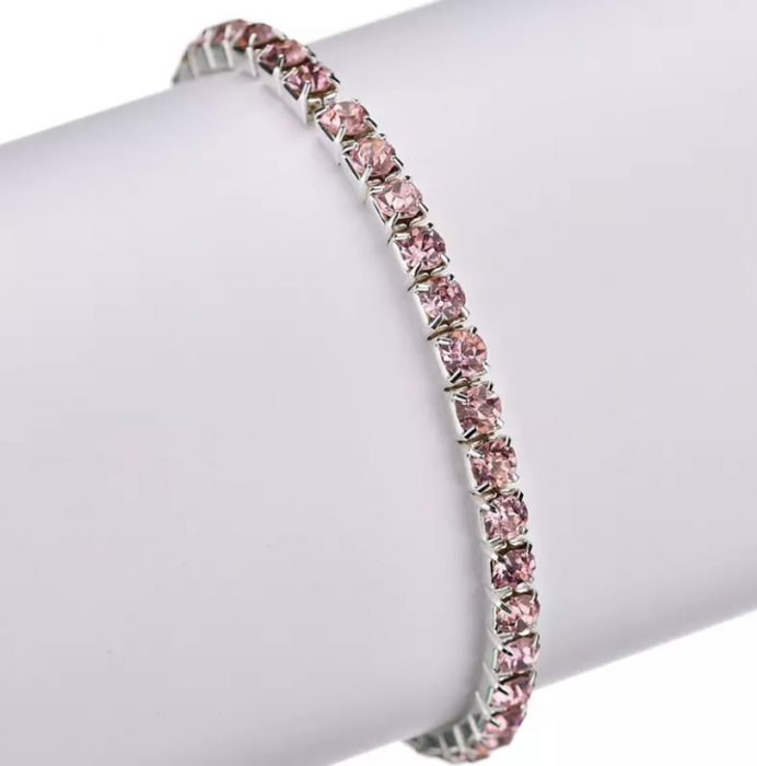 Brățară Tennis Klara crystal rose gold [1]