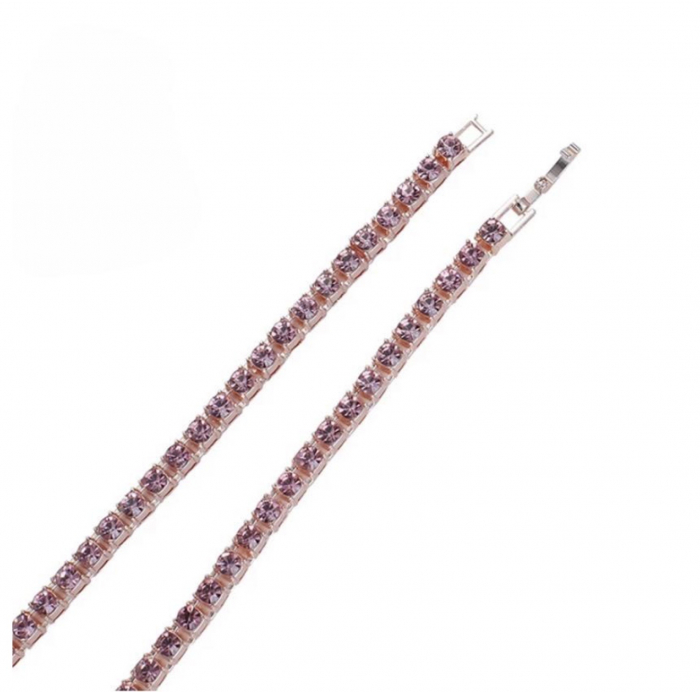 Brățară Tennis Klara crystal rose gold [1]