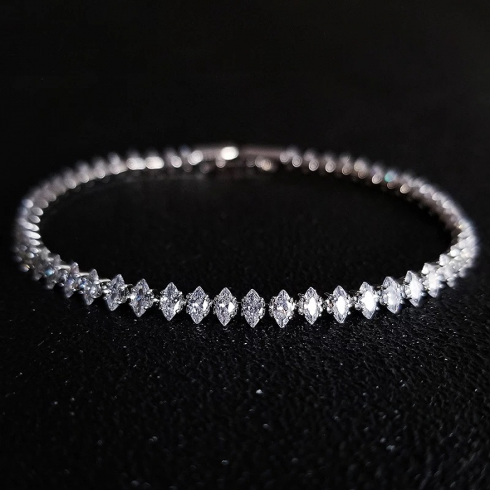 Brățară Tennis Klara pear shape Zirconiu [4]