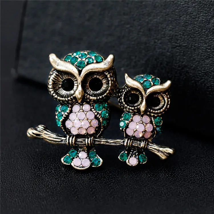 Broşă Vintage Owl [2]