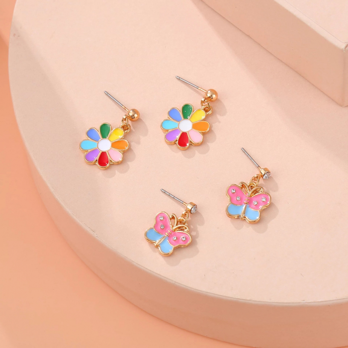 Cercei Pentru Copii Flower & Butterfly [1]