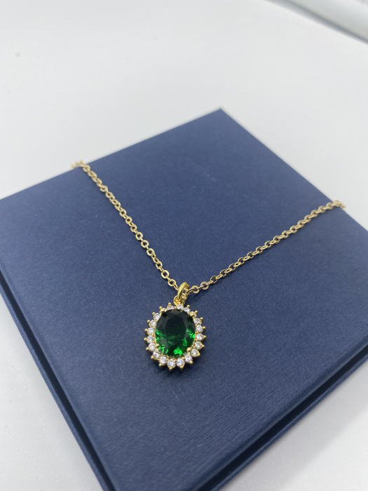 Colier Summer Collection Green Stone [1]