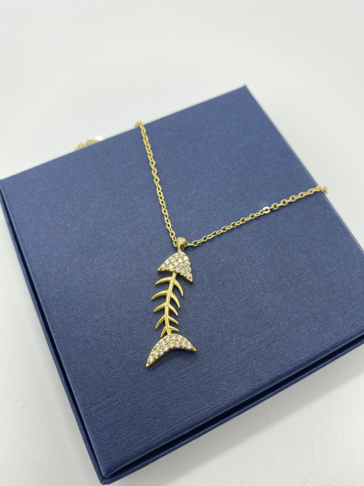 Colier Summer Collection white Fish [1]