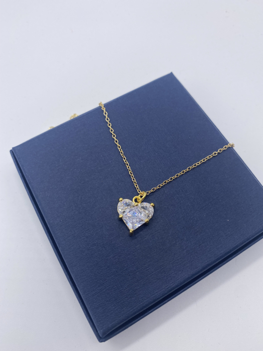 Colier Summer Collection White Heart [1]