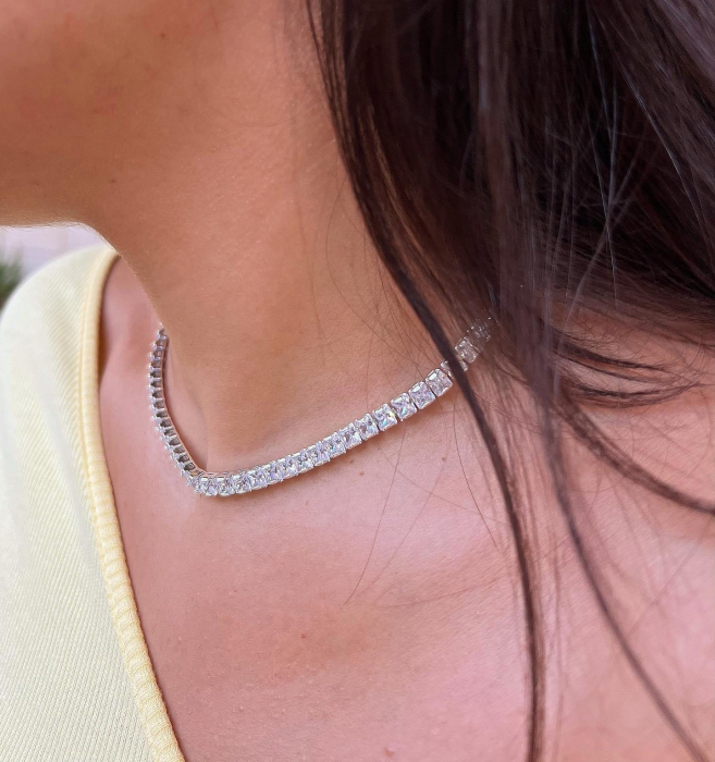 Colier Tennis Klara Cubic Shape Zirconiu [2]