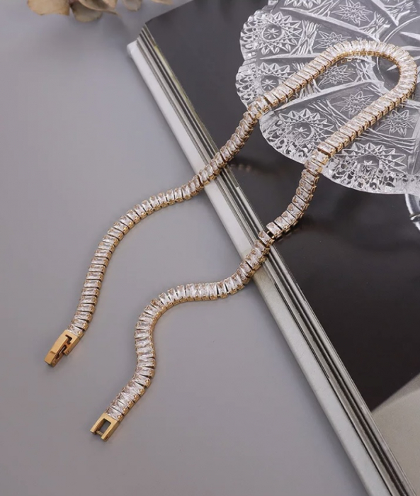 Colier Tennis klara snake Zirconiu [2]