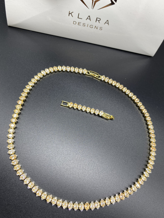 Set Tennis Klara Pear Shape Zirconiu [6]