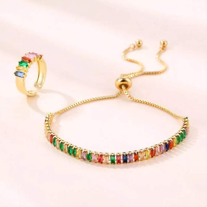 Set Tennis Party Style Zirconiu [2]