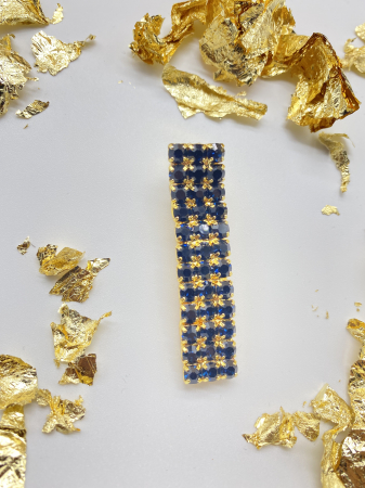 Agrafe De Par Klara Dark Blue Large crystal [1]