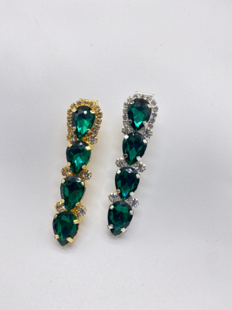 Accesoriu Par - Agrafe De Par Klara Green Stones