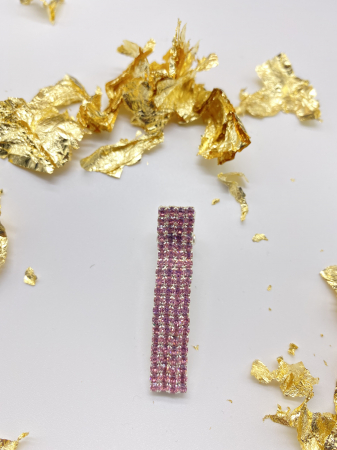 Agrafe De Par Klara Pink Small crystal [1]