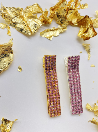 Accesoriu Par - Agrafe De Par Klara Pink Small crystal