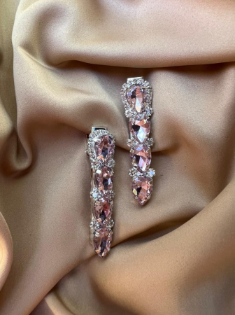 Accesoriu Par - Agrafe De Par Klara Pink Stones