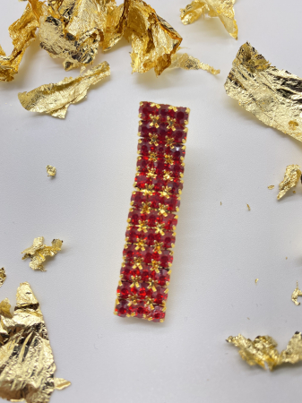 Agrafe De Par Klara Red Large crystal [1]