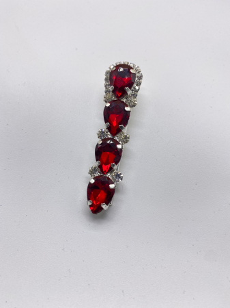 Agrafe De Par Klara Red Stones [2]