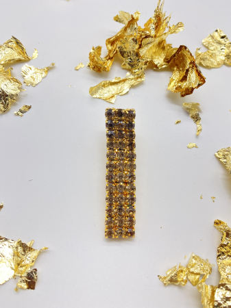 Agrafe De Par Klara Rose Gold Large crystal [1]