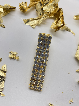 Agrafe De Par Klara White Large crystal [1]