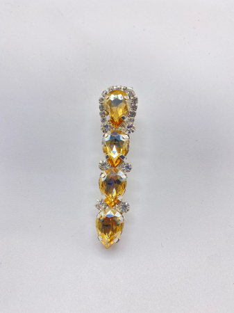 Accesoriu Par - Agrafe De Par Klara Yellow Stones