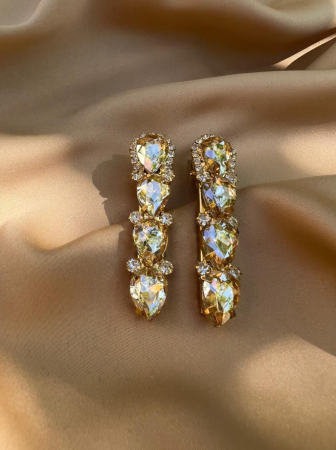 Accesoriu Par - Agrafe De Par Klara Yellow Stones