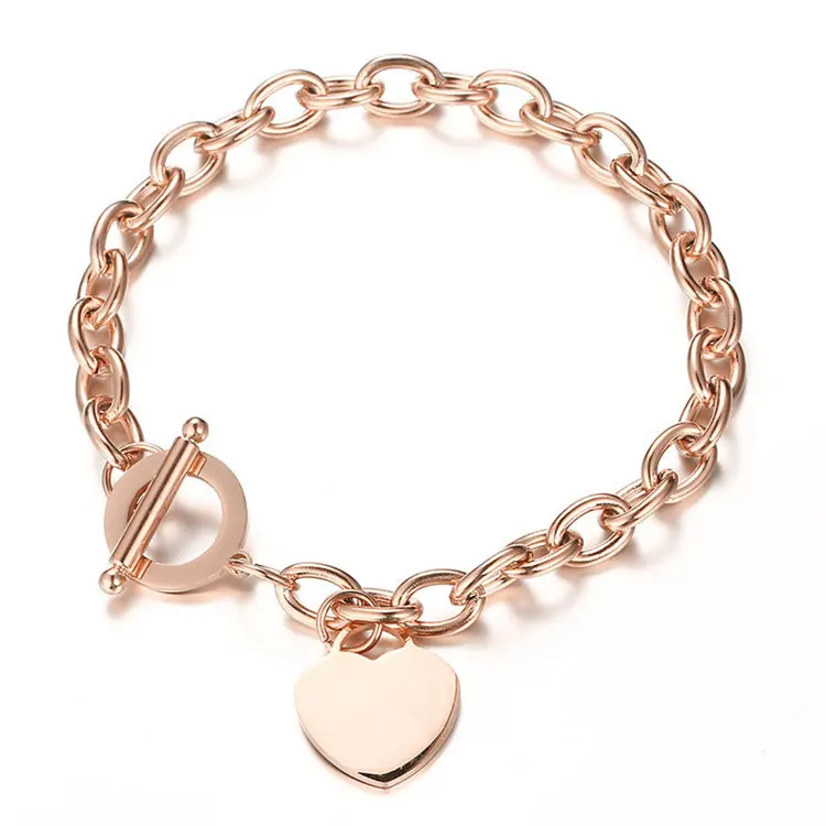 Bratari Simple - Brățară  Heart Pendant