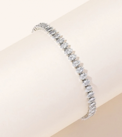 Brățară Tennis Klara pear shape Zirconiu [2]