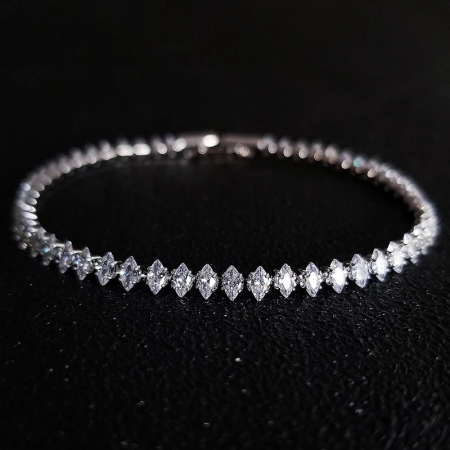 Brățară Tennis Klara pear shape Zirconiu [3]