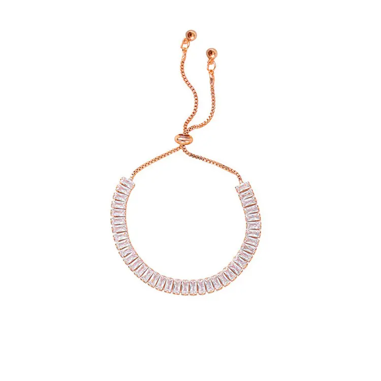 Bratari Cu Pietre Zirconiu - Brățară Tennis Snake Adjustable