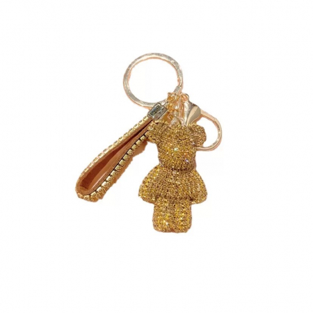 Breloc Fancy Gold Strass Rhinestone Bear [1]