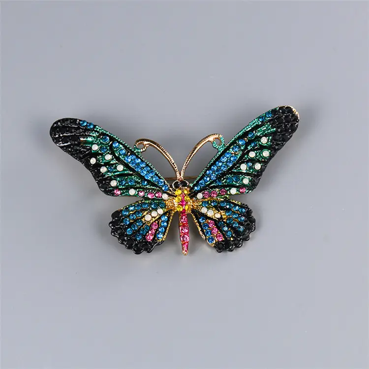 Broşă - Broşă Blue Butterfly