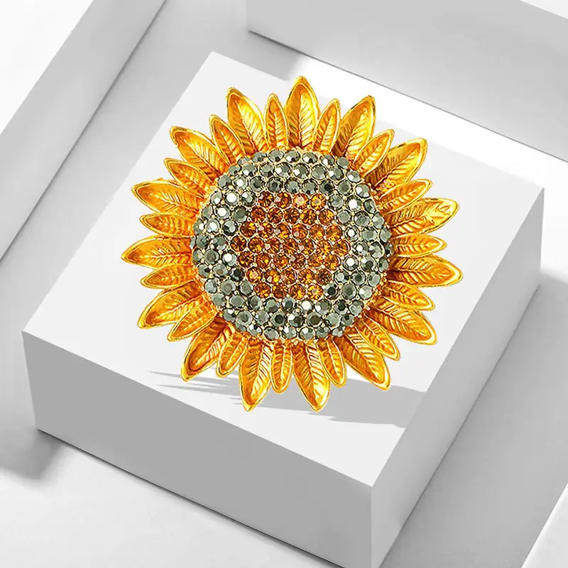 Broşă Sunflower [2]
