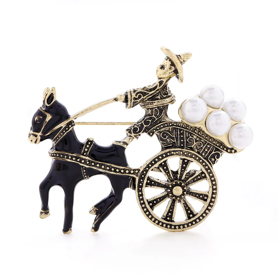 Broşă - Broşă Vintage Horse