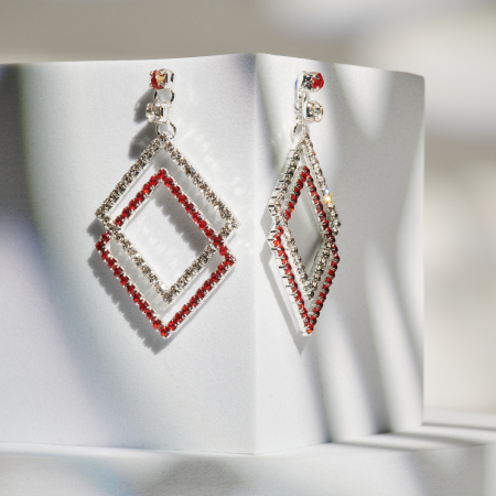 Cercei - Cercei Klara Quadratic Red and White
