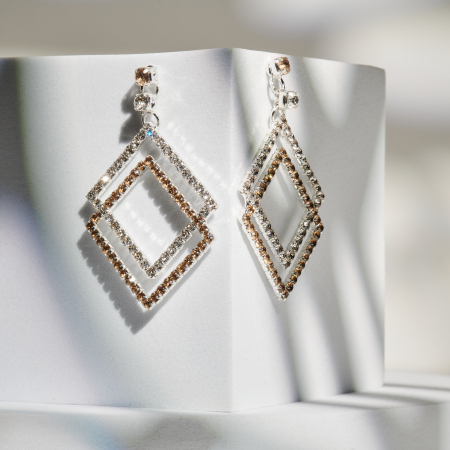 Cercei - Cercei Klara Quadratic White and Gold