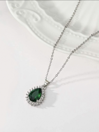 Colier - Colier Green Drop
