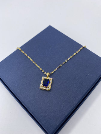 Lantisoare Cu Pandantiv - Colier Summer Collection Blue Stone