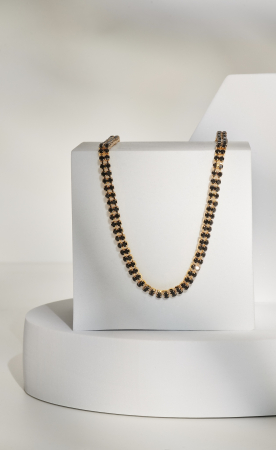 Colier Tennis Black Crystal [1]
