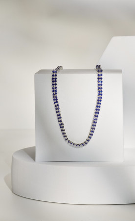 Colier Tennis Blue Crystal [1]