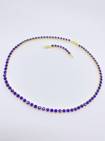 Colier Tennis Blue Crystal [1]