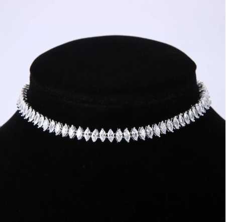Colier Tennis klara Pear Shape Zirconiu [1]