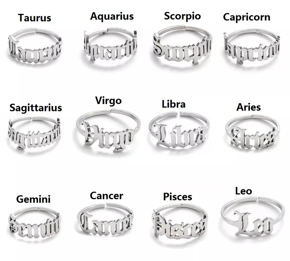 Inele - Inel Silver Zodiac