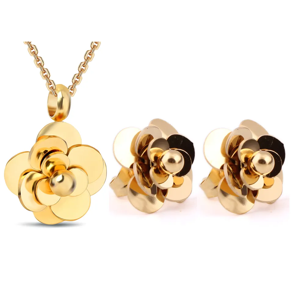Seturi Simple - Set Colier si Cercei Flower