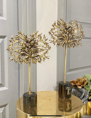 Decoratiuni Interioare - Set Două Copaci Din Alama