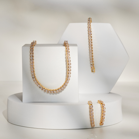 Seturi Tennis Cu Pietre Zirconiu - Set Tennis Klara Cubic  Zirconiu