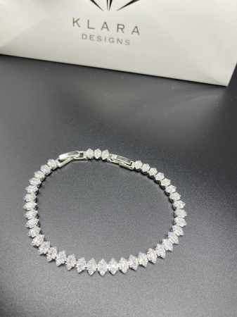 Set Tennis Klara Pear Shape Zirconiu [2]