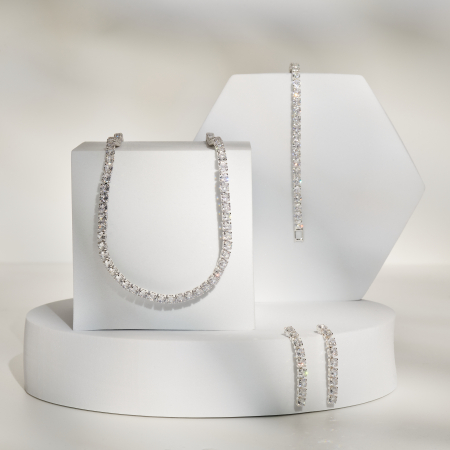 Seturi - Set Tennis Klara Round Shape Zirconiu