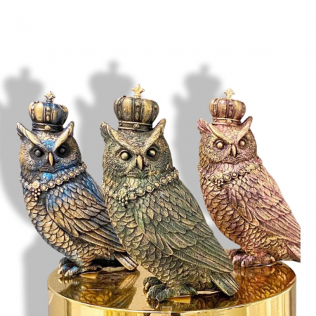 Klara Home Designs - Statueta Owl King