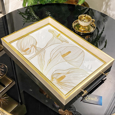 Klara Home Designs - Tava De Servire Decorativa