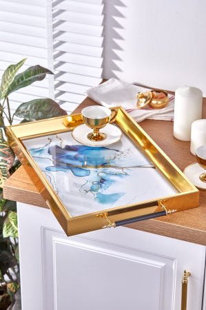 Klara Home Designs - Tava De Servire Decorativa